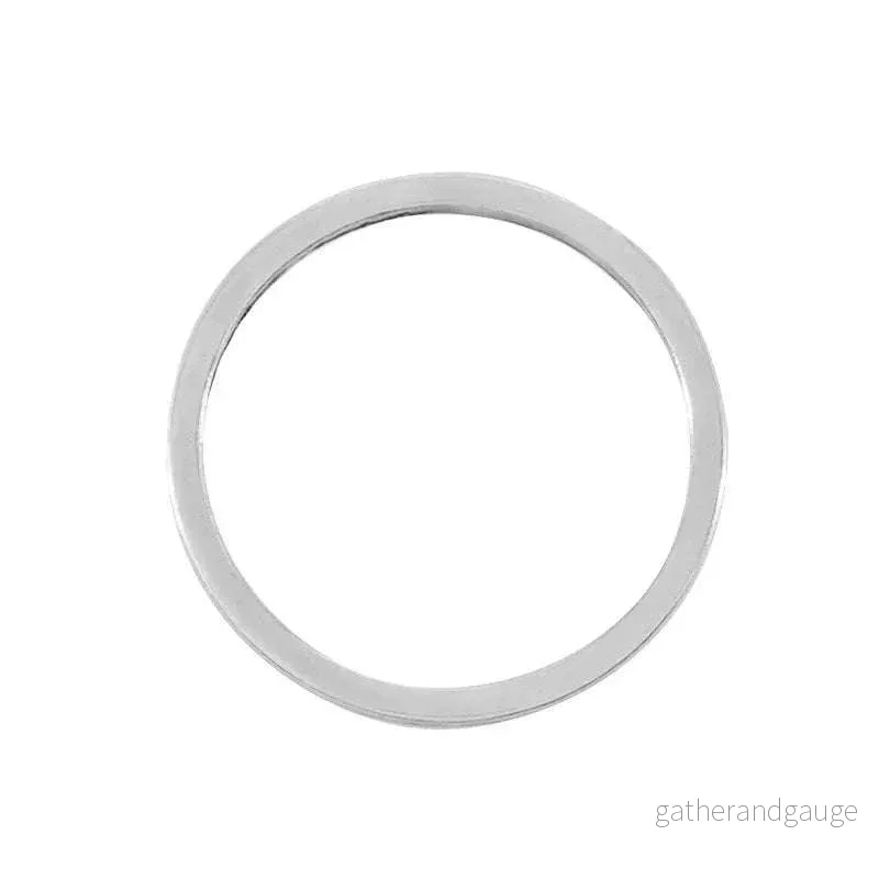 Cirkel Silverpläterad - 12mm 1 styck