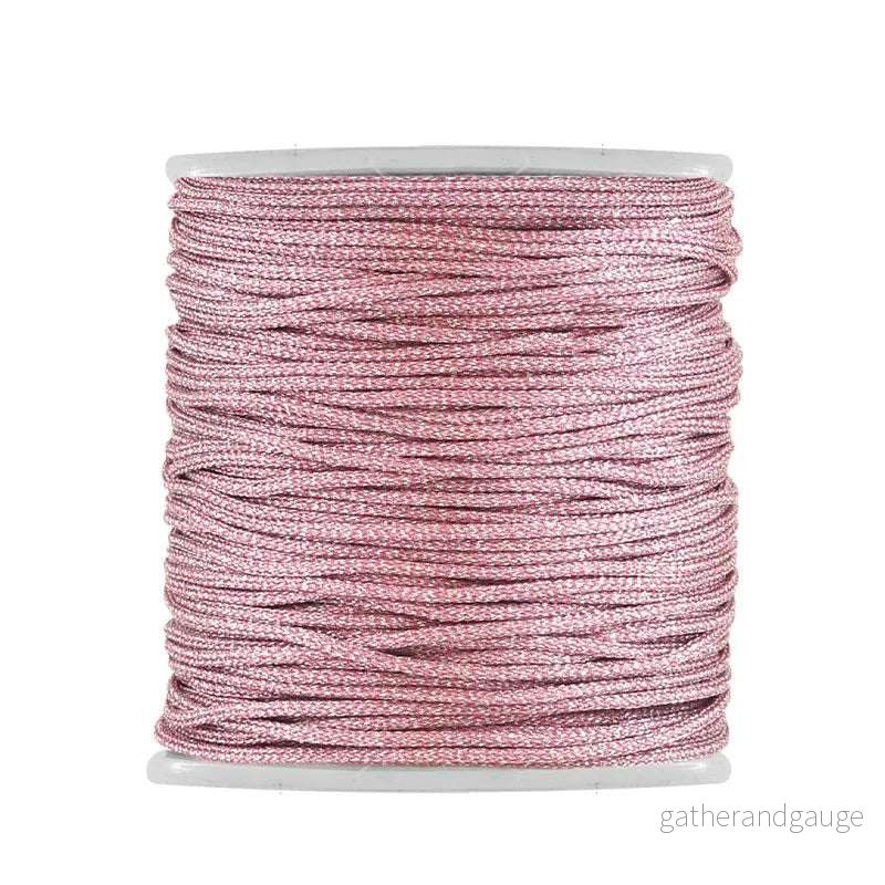 PL Rund – Rosa Metallic 1mm, 1m