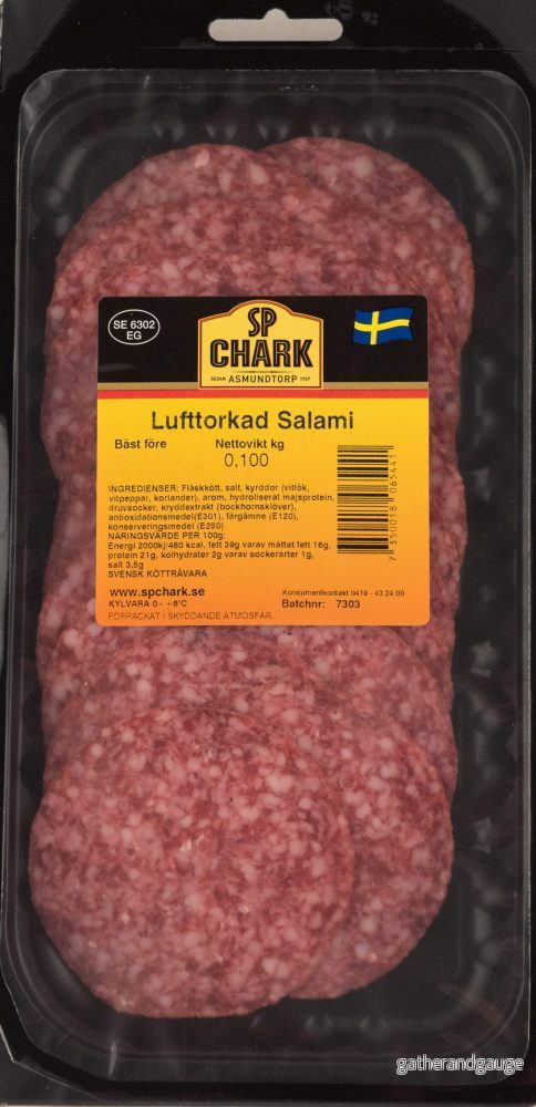 Lufttorkad Salami 100g SP Chark