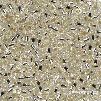 Miyuki Delica - Silver Lined Crystal 11/0, 5 gram