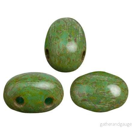 Samos® par Puca® – Opaque Green Turquoise Travertin Dark, 10 gram