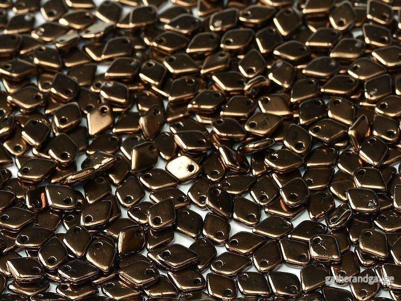 Dragon Scale Bead - Jet Bronze, 5 gram