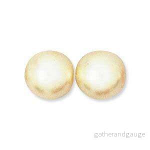 Tjeckiska Vaxade Glaspärlor - Cream 3mm, 1 sträng - Bild 2