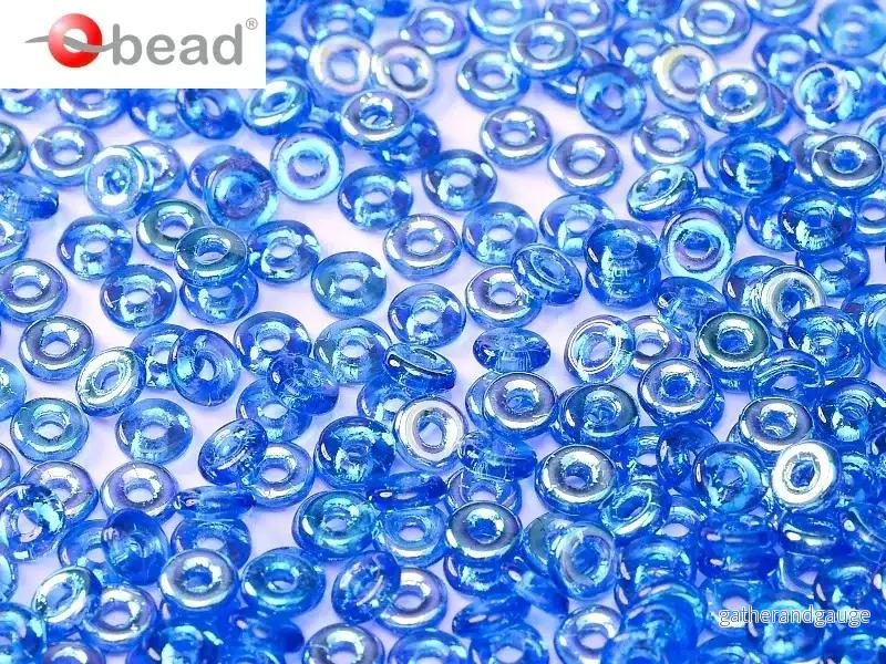O Bead - Sapphire AB, 5 gram
