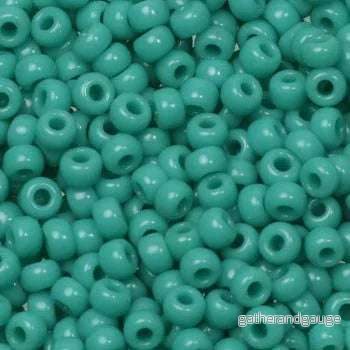 Miyuki Seed Beads – Opaque Turquoise Green 8/0, 10 gram