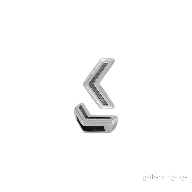 Slider silverpläterad – Arrow 9x14mm, 1 styck Slider silverpläterad – Arrow 9x14mm, 1 styck