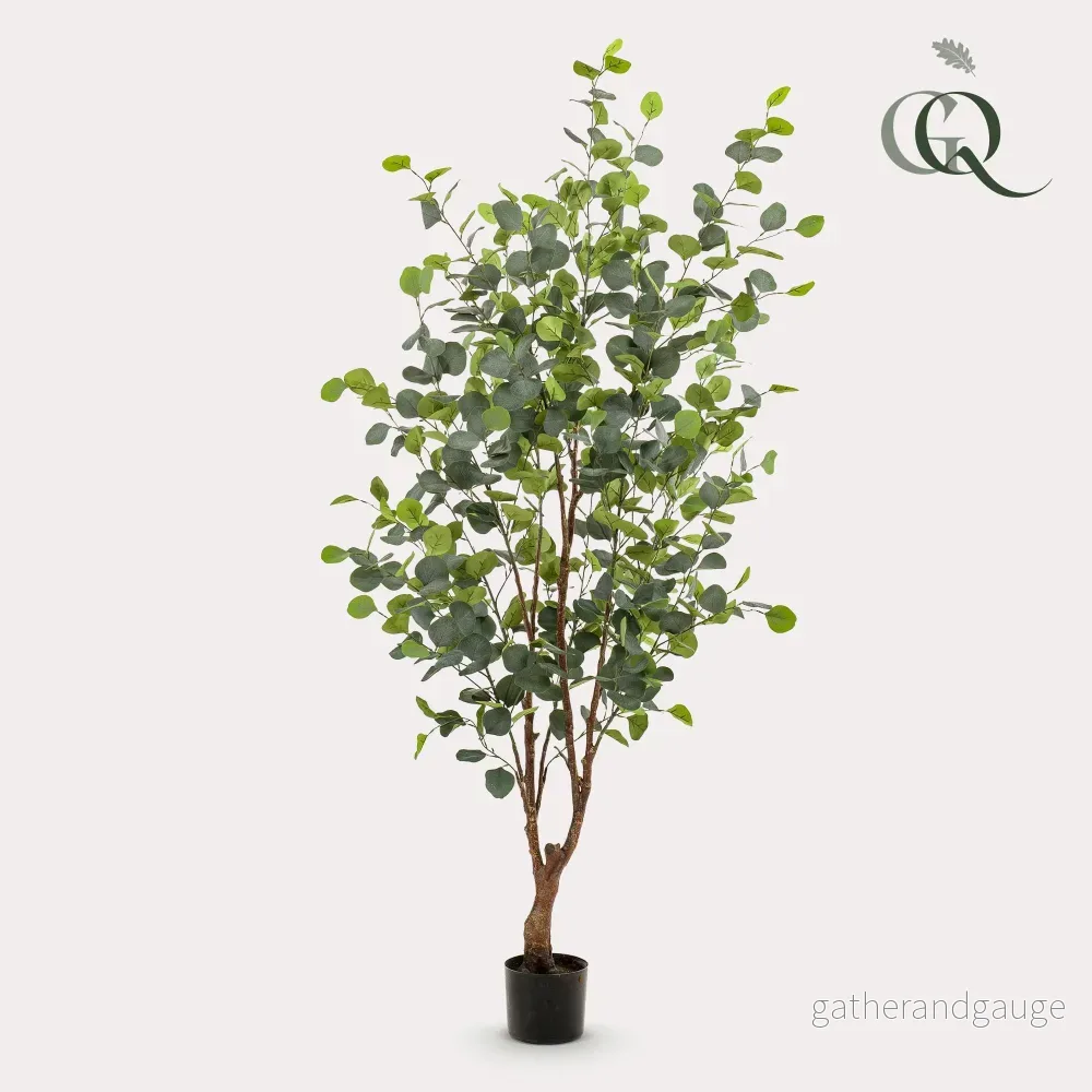 Konstplanta - Eucalyptus - Blå Gomboom - 140cm - 140 - Bild 2