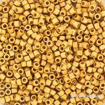 Miyuki Delica – Duracoat Galvanized Matte Gold 11/0, 5 gram Miyuki Delica – Duracoat Galvanized Matte Gold 11/0, 5 gram
