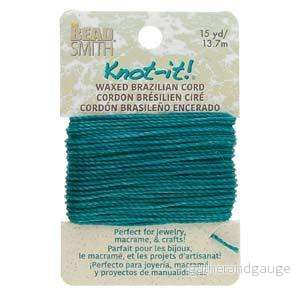 Knot-it Waxed Brazilian cord – Sea Green 13,7 m Knot-it Waxed Brazilian cord – Sea Green 13,7 m
