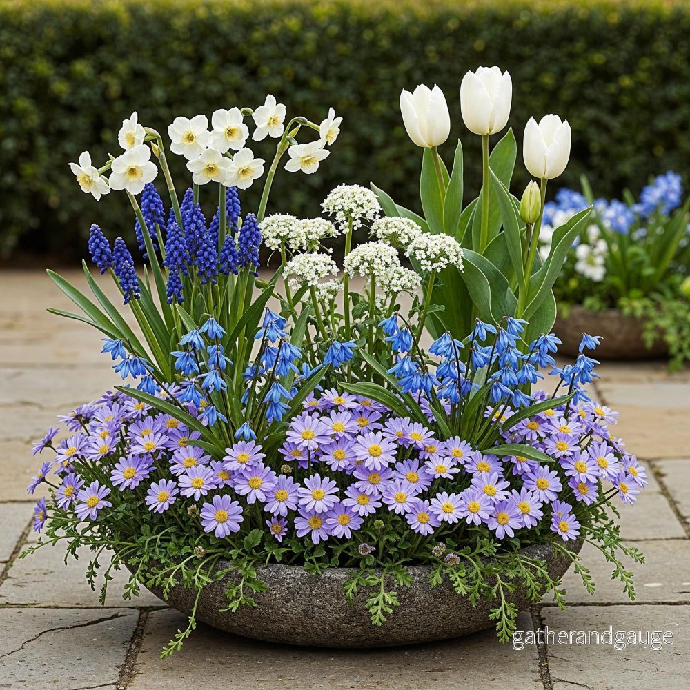 Green boutiQ - Bloembollen - Bulb Garden Blue mix - Diversen soorten - Kleur Blauw - 125 stuks - Gift Verpakking - Bild 3