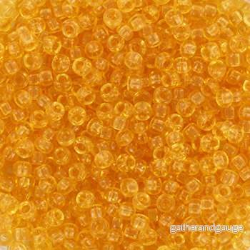 Miyuki Seed Beads – Transparent Light Topaz 11/0, 10 gram Miyuki Seed Beads – Transparent Light Topaz 11/0, 10 gram