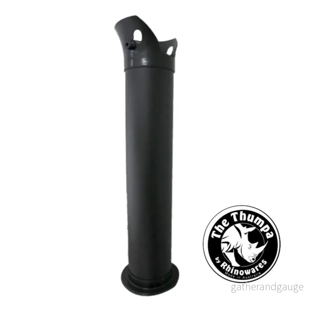 Knockbox floor tube