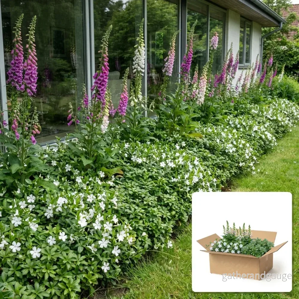 Pack Façade Soleil & Mi-Ombre Blanc & Violet - 18 plantes - Bild 2