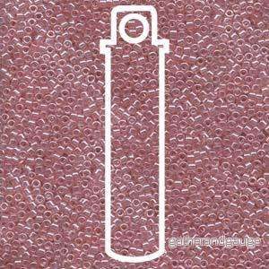 Miyuki Delica – Transparent Pink Luster 15/0, 7 gram