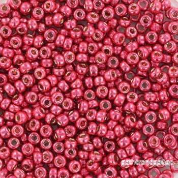 Miyuki Seed Beads – Duracoat Galvanized Light Cranberry 11/0, 10 gram