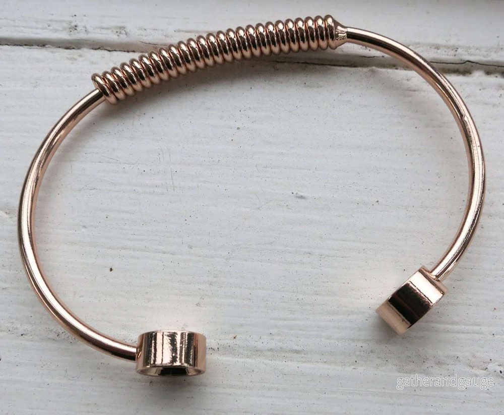 Roséguldfärgad Armbandsstomme för Chaton SS39 - 1 styck - Bild 2