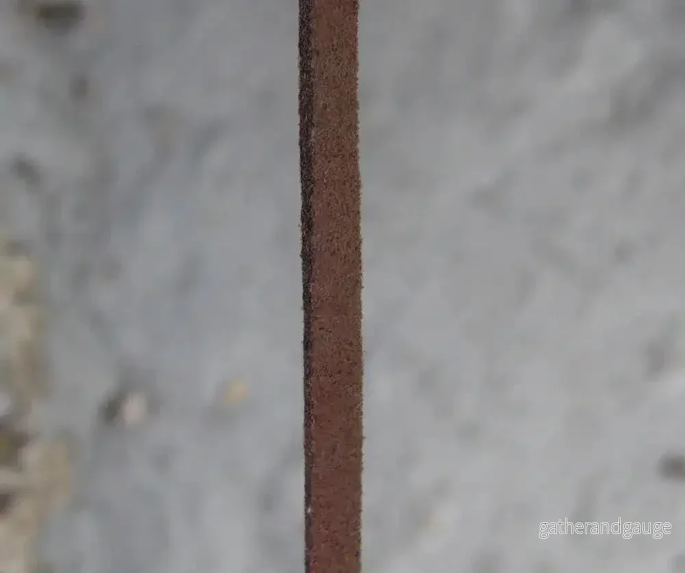 Mockaimitation - Mörkbrun 3 mm, 1 m