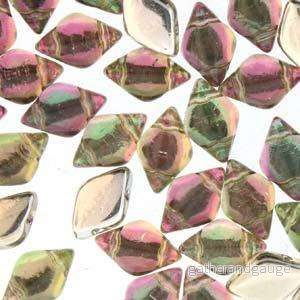 Matubo Gemduo – Backlit Pink/Citrine 8x5mm