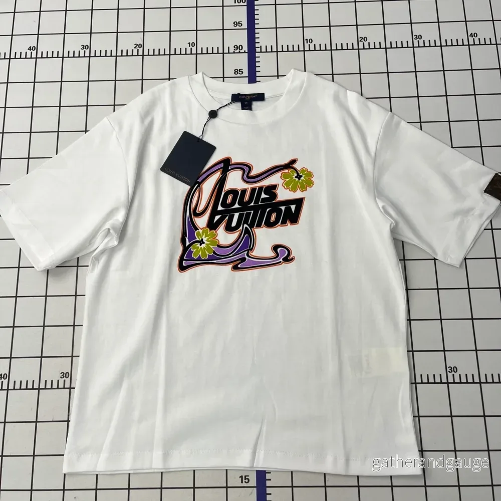 Louis Vuitton graffiti T-shirt vit