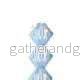 Tjeckiska MC Bicone - LT Sapphire Opal 4 mm 30-pack