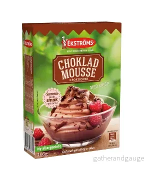 Ekströms Chokladmousse med Crisp Ekströms Chokladmousse med Crisp