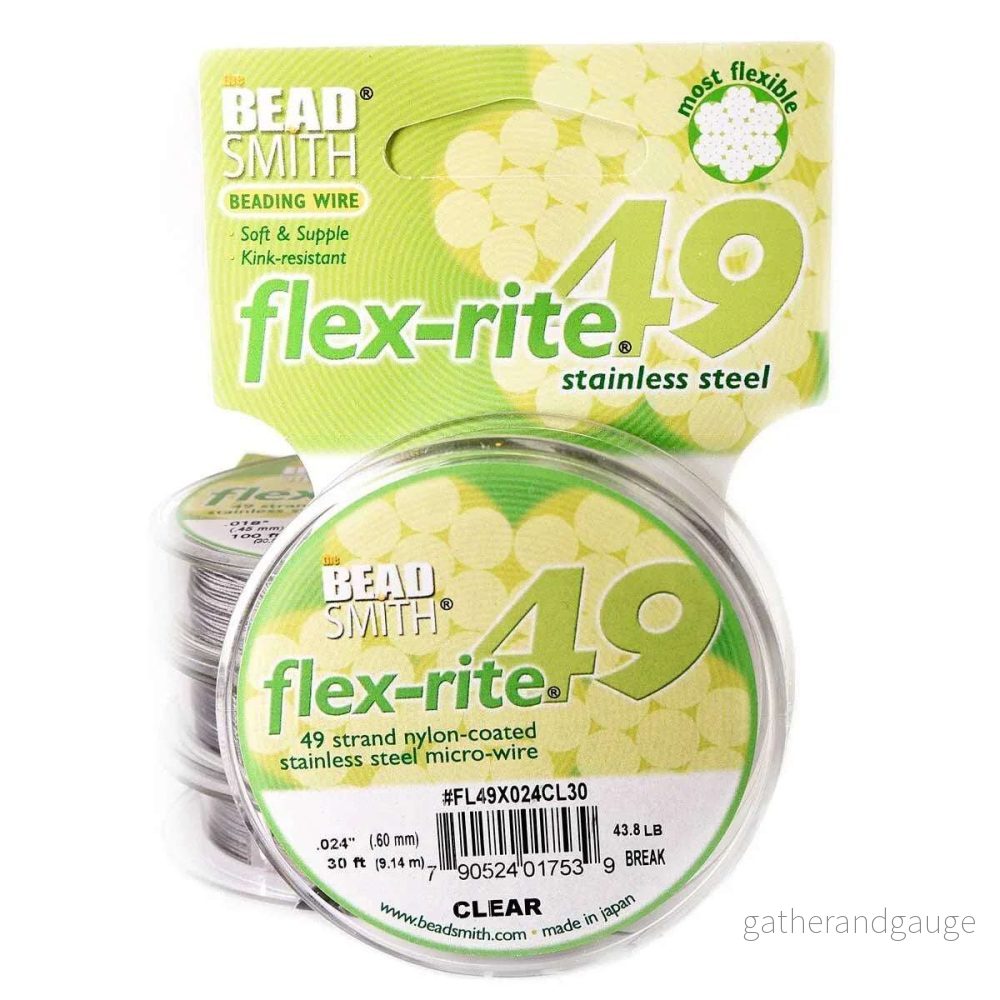 flex-rite – Clear 0,6mm, 49 trådar, 1 rulle flex-rite – Clear 0,6mm, 49 trådar, 1 rulle