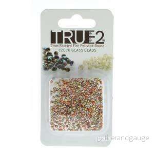 Tjeckiska Firepolish - Etch California Gold Rush, True 2 mm, 2 gram