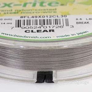 Flex-rite - Clear Smyckeswire 0,24mm, 49 Trådar, 1 Rulle - Bild 3