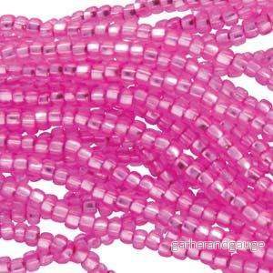 Tjeckiska seed beads - Fuchsia Dyed S/L 11/0, 17 gram