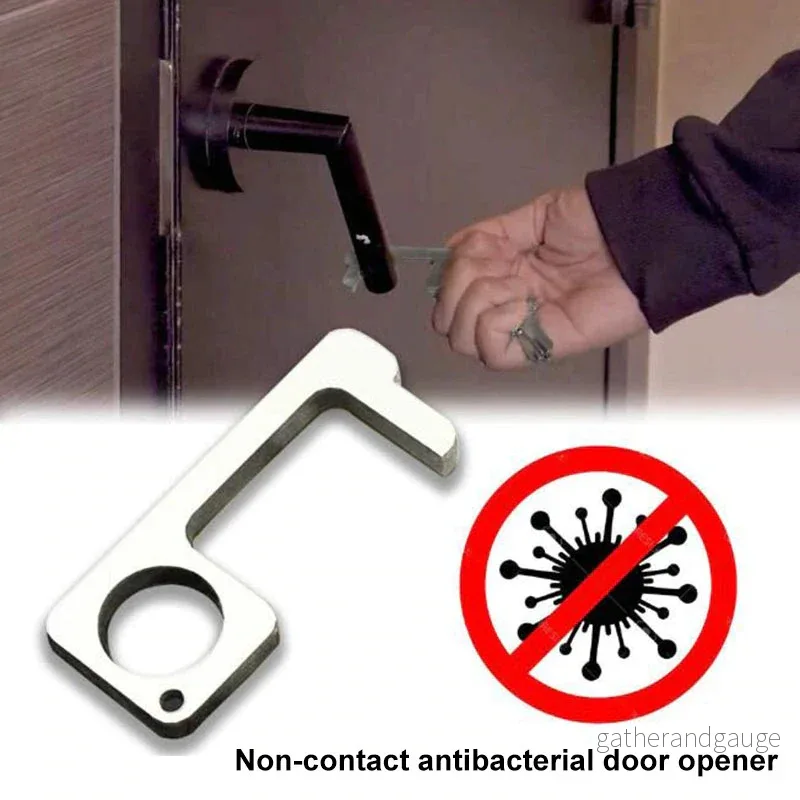Hygienisk Nyckelring med Dörröppnare – Flera användningsområden Hygienisk Nyckelring med Dörröppnare – Flera användningsområden