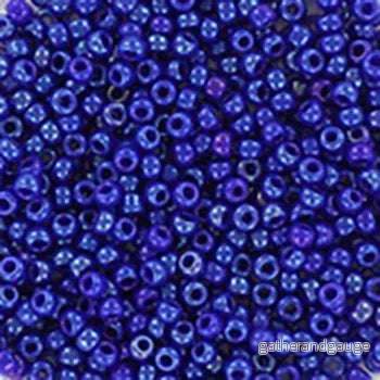 Miyuki Seed Beads - Opaque Luster Cobalt 11/0, 10 Gram