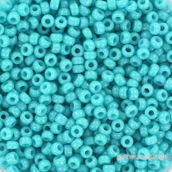 Miyuki seed beads – Duracoat Opaque Underwater Blue 11/0, 10 gram
