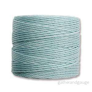 S- Lon bead cord – Turquoise, 1 rulle