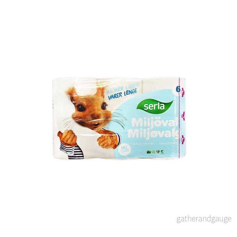 Toalettpapper 6-P Serla 3-skikt