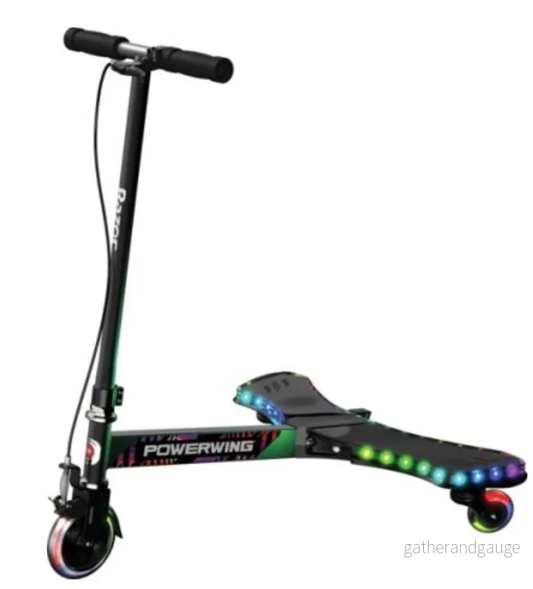 Razor PowerWing Lightshow Trehjulig Sparkcykel