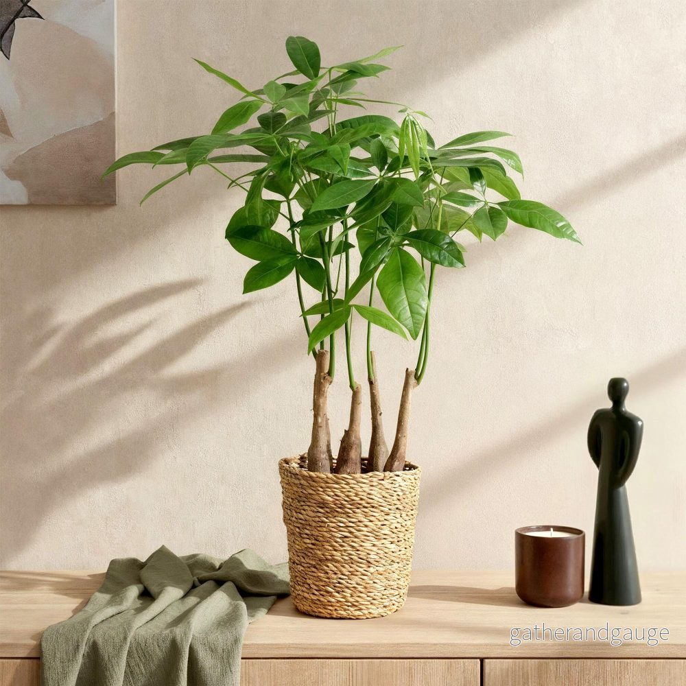 Pachira Aquatica Multitronc – Set om 2 – Kruka 17 cm