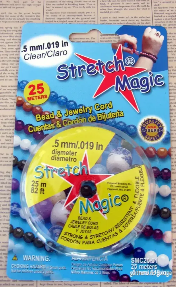 Stretch Magic - Elastisktråd, Klar 0,5 mm 25m