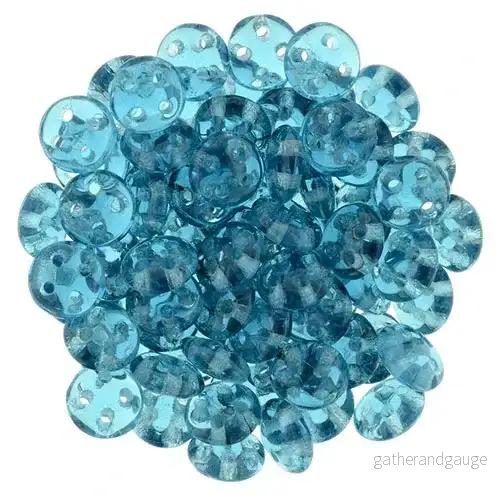 CzechMates QuadraLentil – Teal 6mm, 10 gram CzechMates QuadraLentil – Teal 6mm, 10 gram