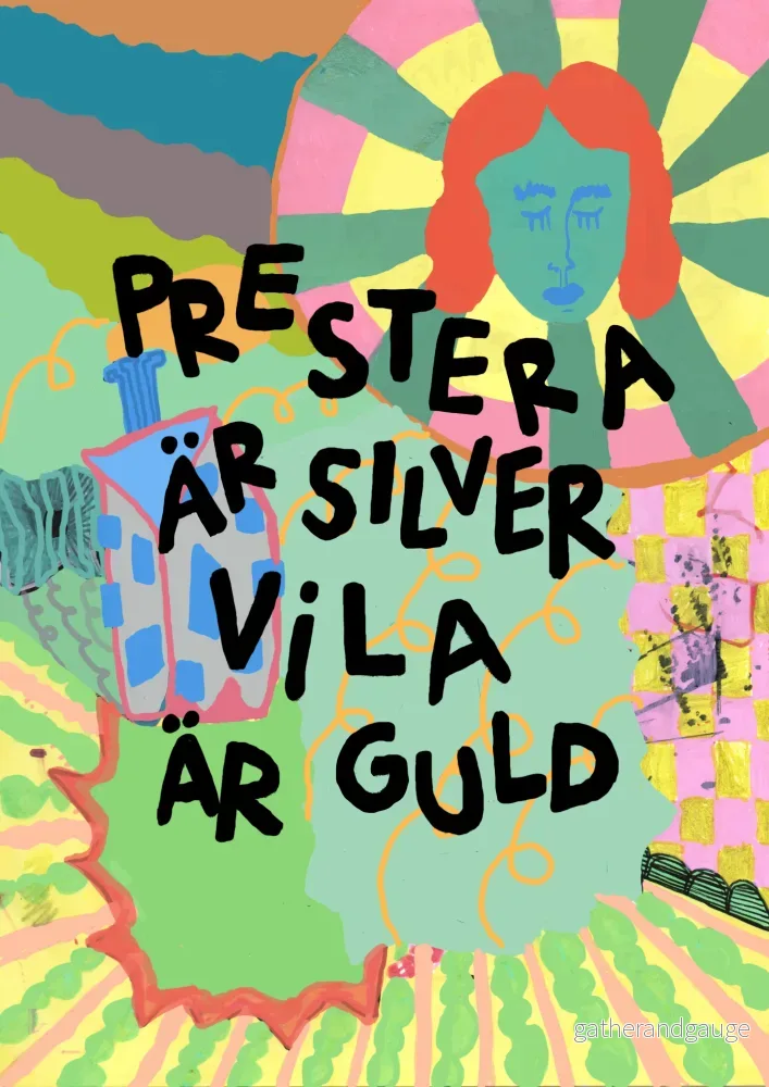 Prestera är silver, vila är guld – version 3 Prestera är silver, vila är guld – version 3