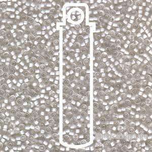 Miyuki Seed Beads - Semi-Matte White Lined Crystal 11/0, 23,5 gram