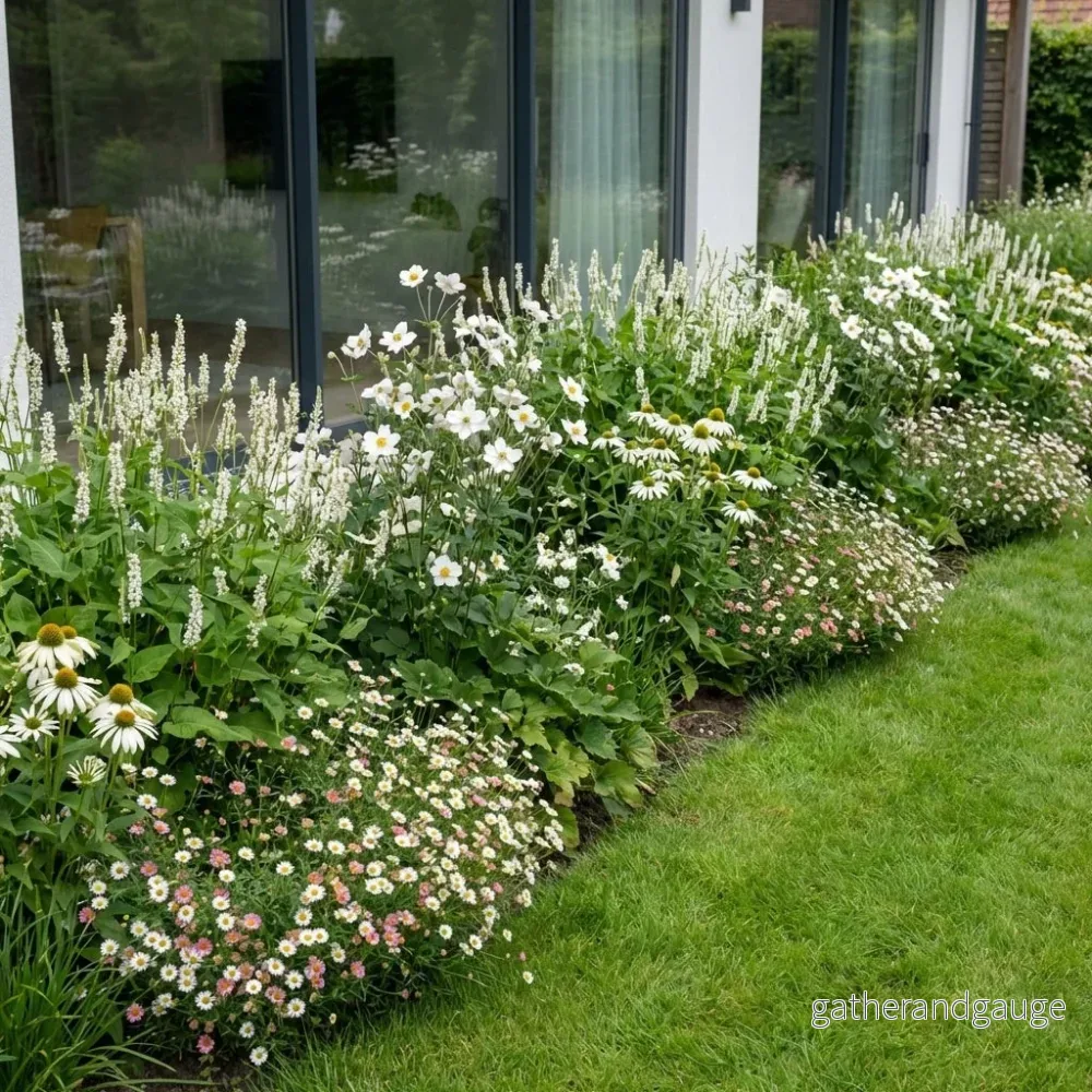 Pack Massif Soleil & Mi-Ombre Blanc – 30 plantes