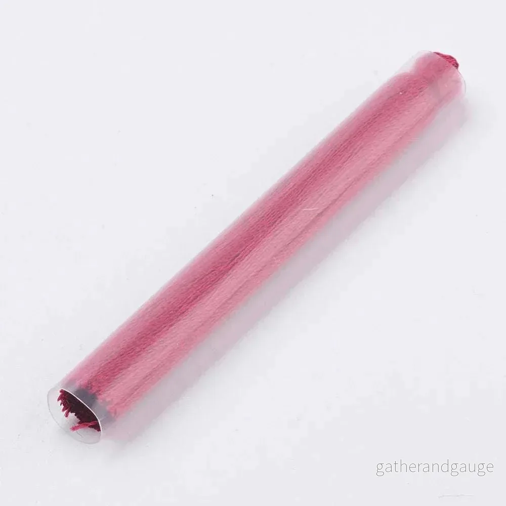Hänge Tassel Polyester - Mörkröd 65mm 1 styck - Bild 2