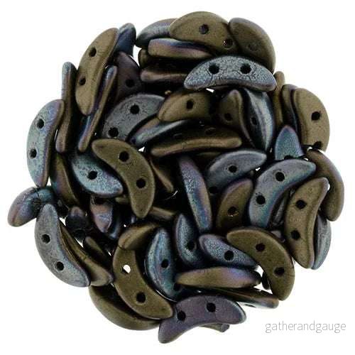 CzechMates Crescent - Jet Matte Bronze Vega 10 gram