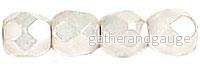 Tjeckiska Firepolish - Luster Alabaster 3mm, 50-pack