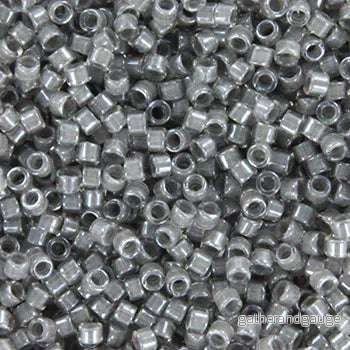 Miyuki Delica – Fancy Lined Pewter 11/0, 5 gram