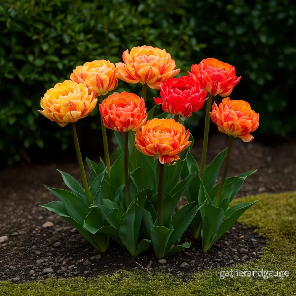 Green boutiQ - Bloembollen - Tulp Gudoshnik Double - Dubbel Bloemig - 12 stuks - Bolmaat 11/12 - XXL Pack - Bild 2