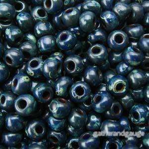 Miyuki Seed Beads - Picasso Montana Matte 11/0, 10 gram
