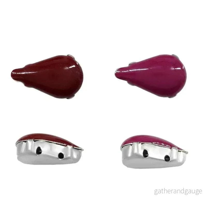 Slider 2-hål – Droppe Fuchsia 8x13mm 2-pack Slider 2-hål – Droppe Fuchsia 8x13mm 2-pack