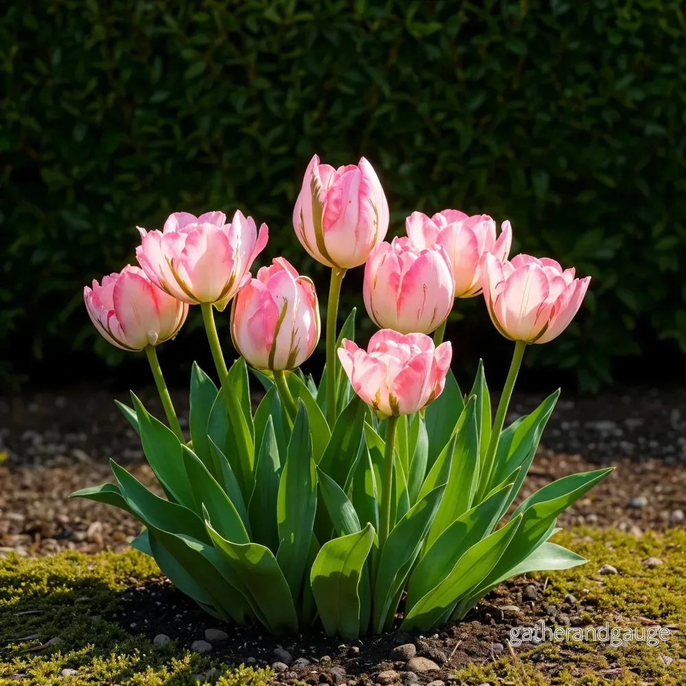 Green boutiQ - Bloembollen - Tulp Double Pink - Kleur Roze - 12 stuks - Bolmaat 11/12 - XXL Pack - Bild 2
