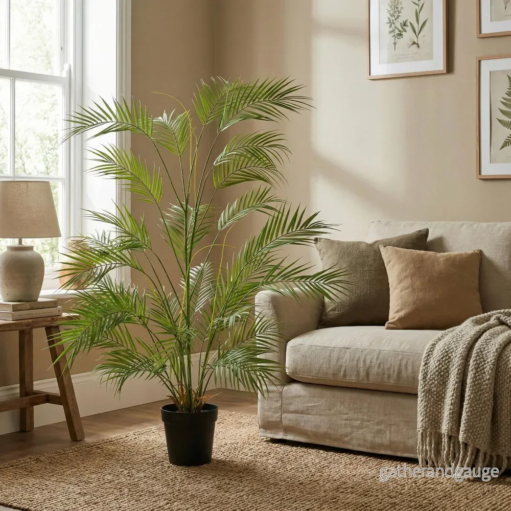 Areca palmier artificiel h122cm Areca palmier artificiel h122cm
